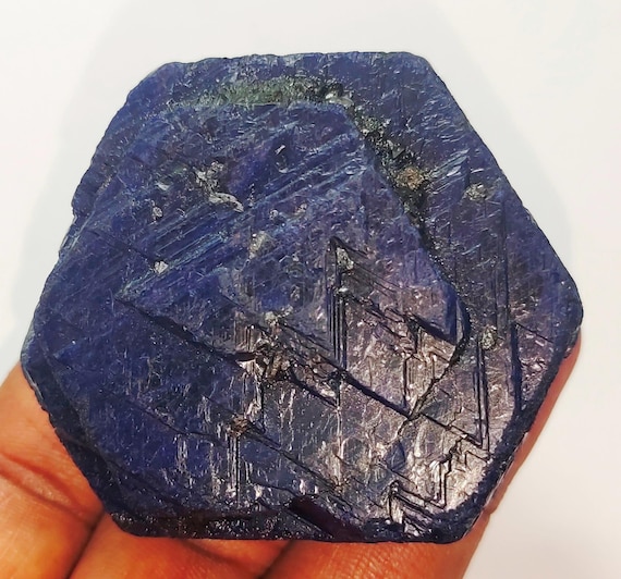 Natural African Blue Sapphire Corundum Rough Loose Gemstone T55-4