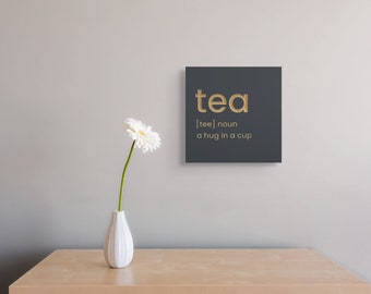 Plywood Sign - Tea