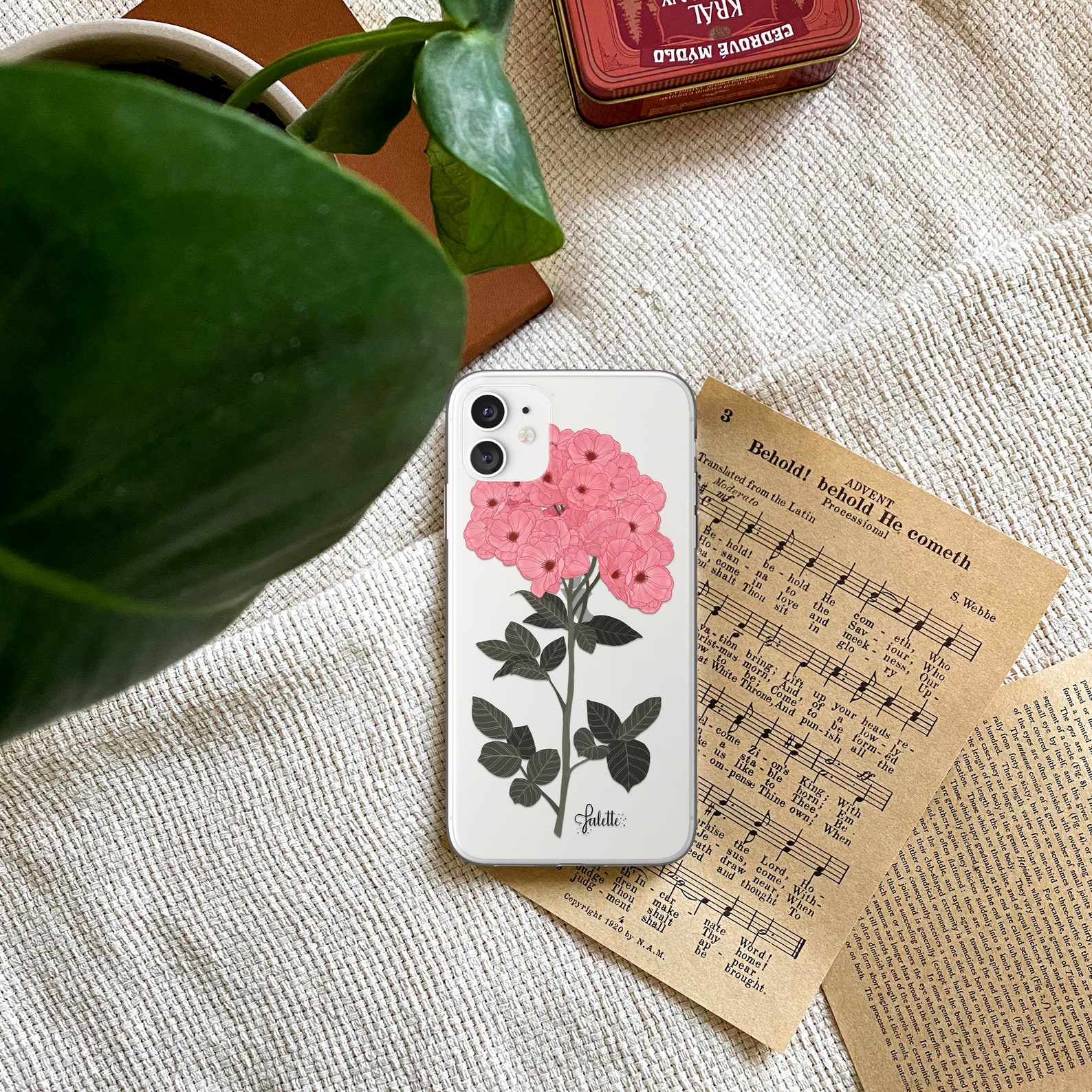 Pink Floral iPhone 11 Case Floral pattern iPhone case iPhone Etsy
