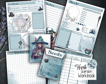 Herb Inventory Chart Digital Download, Printable Herb Worksheet Log ...
