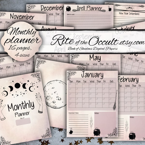 2024 Witch Planner Etsy