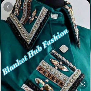 Western Custom Rodeo Queen Showmanship Horsemanship Women Rail Show Shirt