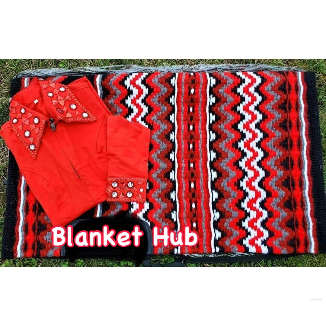 Wool Saddle Blanket With Matching Shirt kids & Adult Etsy
