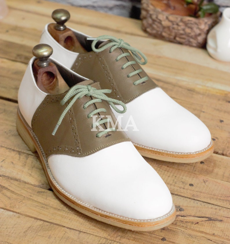 wide width saddle shoes