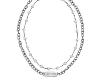 Silver "Stargirl" Layered Necklace