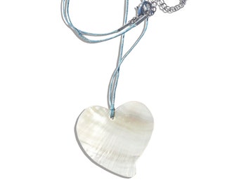 Seashell "Naida" Heart Mother-of-Pearl Necklace