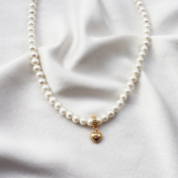 Etsy cheap pearl necklace
