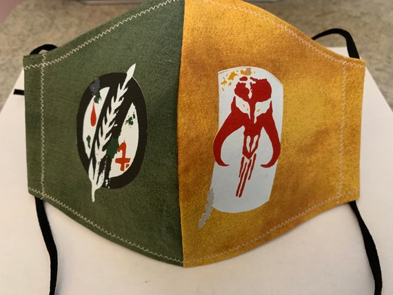 Star Wars: Boba Fett Face mask, Boba Fett Mask ,Star wars mask, Bounty Hunter mask, Bounty Hunter Face mask