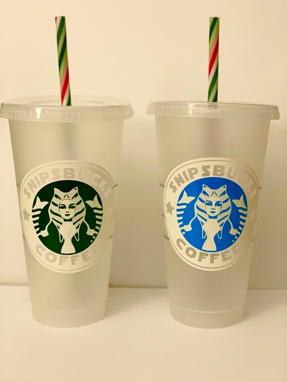 Ahsoka tumbler, ahsoka tano Starbucks tumbler, snips tumbler, Clone wars tumbler