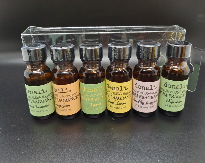 Citrus Collection Premium Fragrance Oils for Candles, Soap, Incense, Body Butter, Scrubs