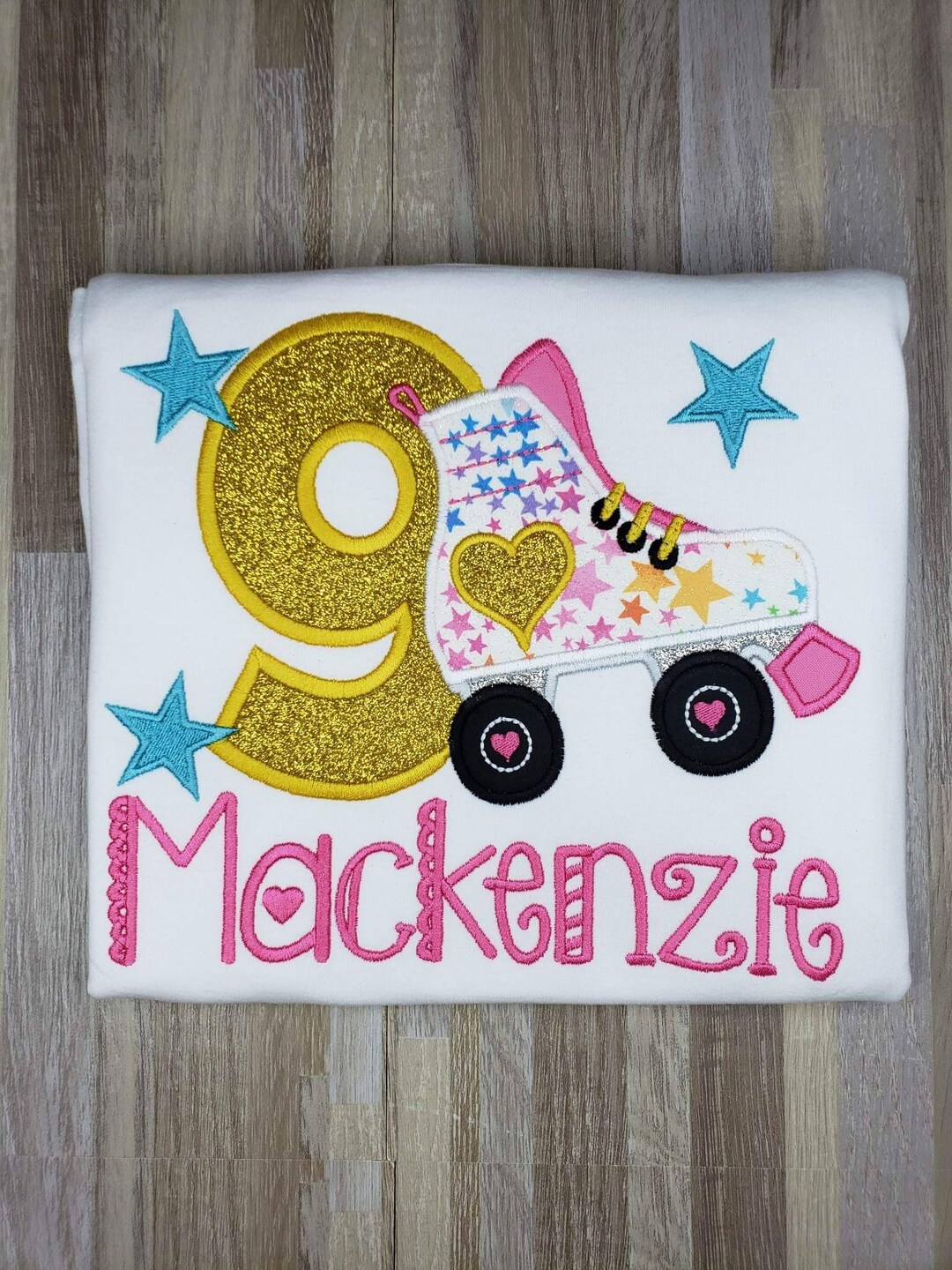 Roller Skate Birthday Shirt, Girls Skate Theme Shirt, Girls Birthday