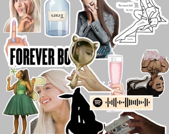 ariana grande sticker etsy