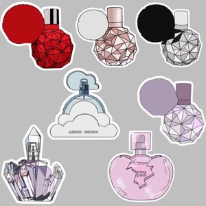 Ariana Grande Fragrance Stickers Etsy Ariana Grande Fragrance Stickers Etsy