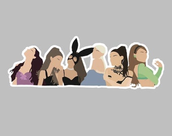 ariana grande sticker etsy