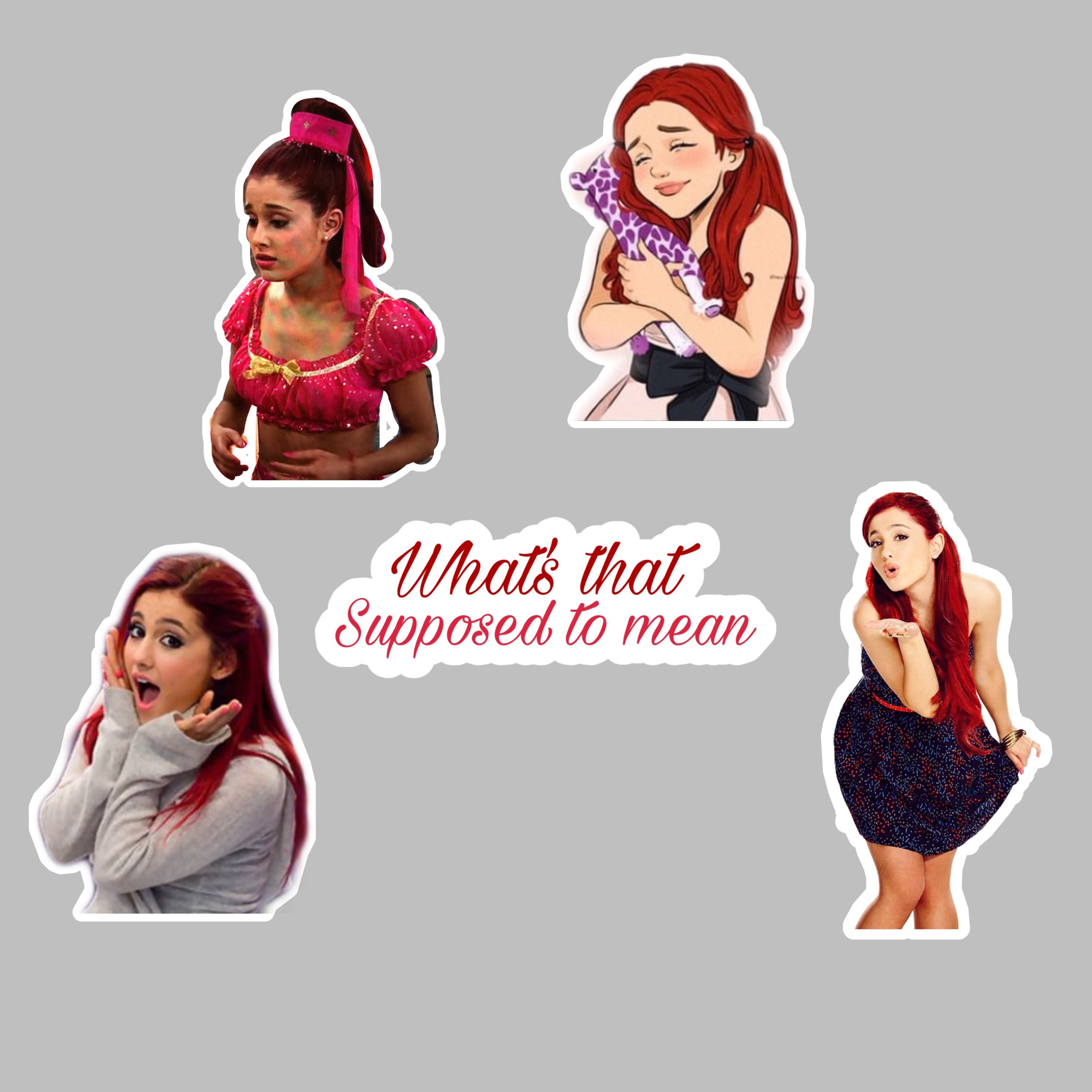Cat Valentine Stickers - Etsy UK