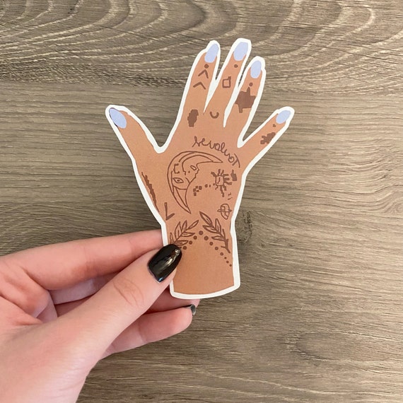 Ariana Grande Hand Tattoo Sticker - Etsy.de