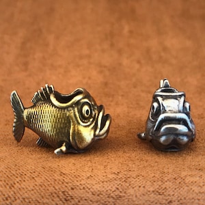 Lanyard Bead,Handmade Exquisite and Amazing Brass Charms,Knife Bead,Brass Bead(EDC Bead)