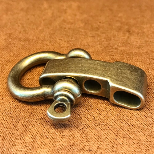 3/8 Inch Metal Quick Release Buckle - Curved Top Design For Paracord Bracelets & Survival Gear