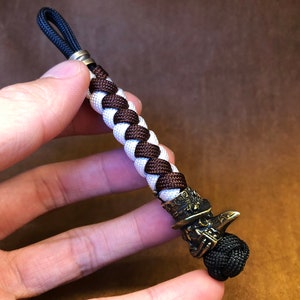 Knife Lanyard,Custom Lanyard,Braided Handmade Multicolor 550 Paracord Lanyard with Knife Bead