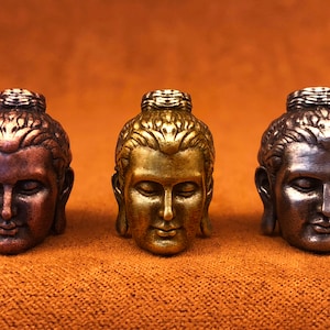 Lanyard Bead Buddha head Exquisite and Amazing Brass Charms,Knife Bead,Brass Bead(EDC Bead)