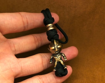 Spersonalizowany brelok do kluczy z linką, brelok z linki paracord 550, smycz do noża dla niego