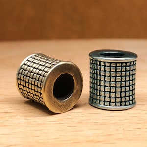Solid Brass Bead,EDC Bead for Knife Lanyard,Exquisite and Amazing Paracord Brass Bead