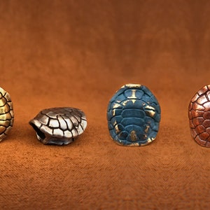 Brass Bead Turtle,Exquisite and Amazing Brass Charms,Tribal Charms,Knife Lanyard(EDC Bead)Knife bead