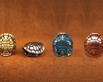 Brass Bead Turtle,Exquisite and Amazing Brass Charms,Tribal Charms,Knife Lanyard(EDC Bead)Knife bead