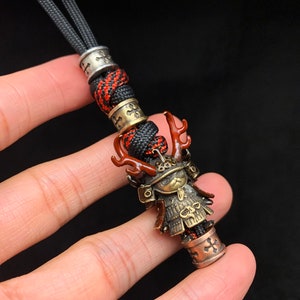 Custom Lanyard Keychain,550 Paracord Keychain with Brass Bead,Exquisite and Amazing Paracord Lanyard