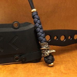 Custom Lanyard,550 Paracord Lanyard with Beads,Exquisite and Amazing Paracord Keychain,EDC Keychain,Gift for Him