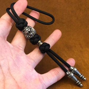 Paracord Knife Lanyard Lion,Custom Lanyard,550 Paracord Lanyard,Exquisite and Amazing Lanyard with Knife Bead