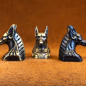 Brass Bead Anubis,Knife Lanyard Making Supplies,Knife Bead,Exquisite and Amazing Copper Charms,EDC Bead
