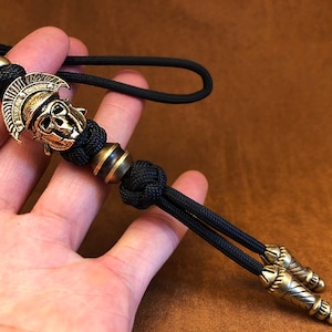 Knife Lanyard,Custom Lanyard,Exquisite and Amazing 550 Paracord Lanyard with Knife Bead