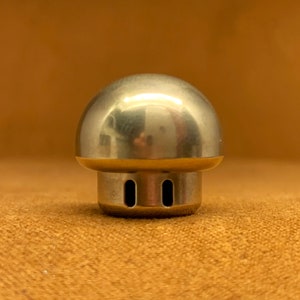 Brass Bead "Cute Mushroom",Knife Lanyard Bead,Knife Bead,Exquisite and Amazing Copper Charms,EDC Bead