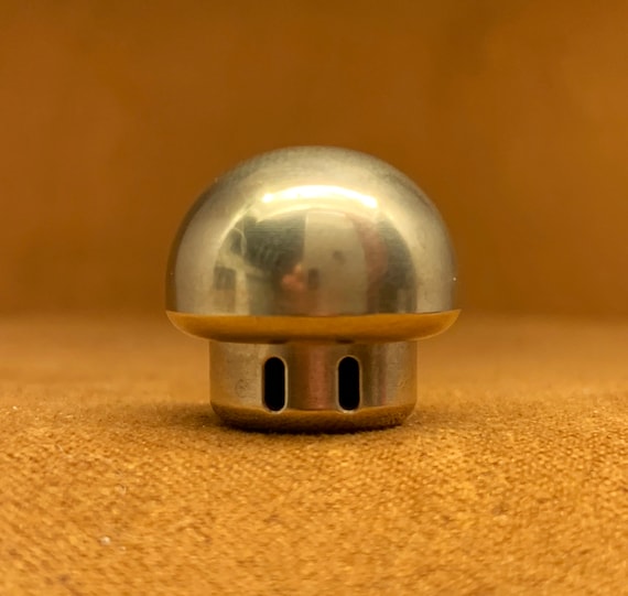 Brass Mushroom Bead: Exquisite Copper Knife Lanyard Charm-Having vitality and resilience in adversity