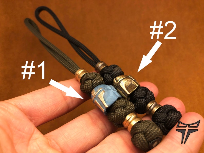 Custom Paracord Knife Lanyard with Copper Bead for Tactical Gear,Father's Day gift with Brass Charm, 250th Anniversary image 2
