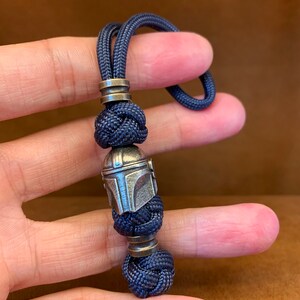 Custom Paracord Knife Lanyard with Copper Bead for Tactical Gear,Father's Day gift with Brass Charm, 250th Anniversary Lanyard-#3