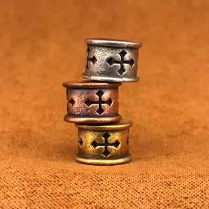 Solid Brass Bead,Knife Lanyard Making Supplies,Knife Bead,Exquisite and Amazing Copper Charms,EDC Bead