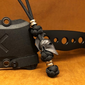 Custom Lanyard Keychain,550 Paracord Keychain with Beads,Exquisite and Amazing Paracord Lanyard,EDC Keychain,Gift for Him