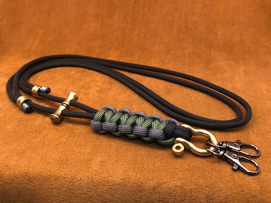 Adjustable Paracord Neck Lanyard,exquisite and Amazing 550 Paracord