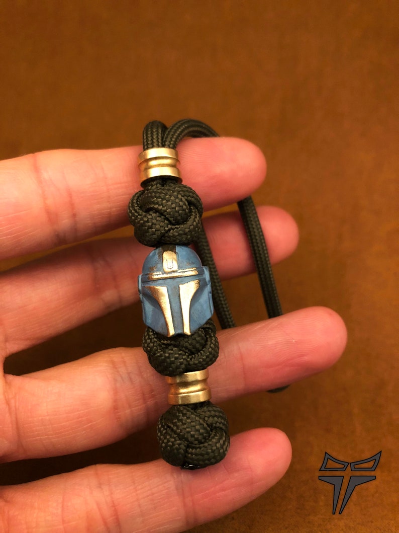 Custom Paracord Knife Lanyard with Copper Bead for Tactical Gear,Father's Day gift with Brass Charm, 250th Anniversary image 6