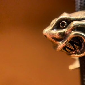 Cuentas para cuchillos EDC "Tiburón", suministros para crear cordones para cuchillos, cuentas de latón, exquisitos y sorprendentes dijes de cobre, cuentas EDC