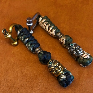 Brass Bead,Exquisite and Amazing Brass Charms,Tribal Charms,Knife Lanyard(EDC Bead)Knife bead