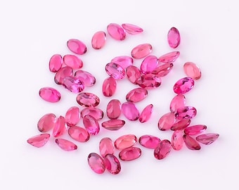 AAA+ QUALITY Natural pink Tourmaline ,Oval 5x3mm To 8x6mm,faceted, Tourmaline, Loose Gemstones