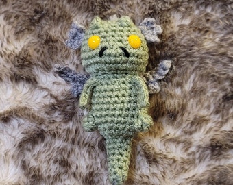 Dragon plushie, crochet Dragon doll, year of the Dragon, green Dragon amigurumi plush