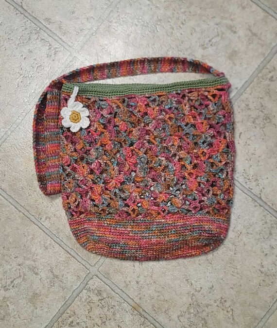 Etsy crochet market bag best sale