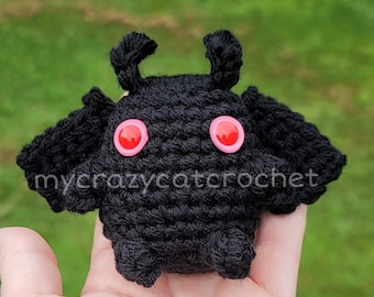 mothman, plush mothman, cryptid plushie...MADE TO ORDER
