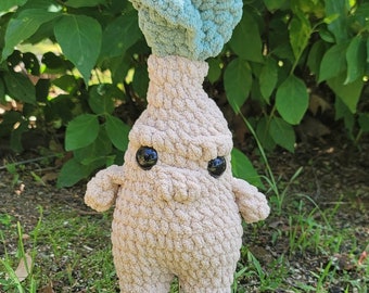 crochet screaming plant, plant plushie