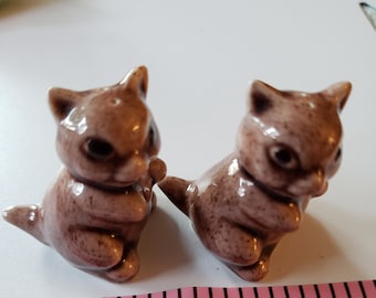 Brown Animal Salt and Pepper shakers