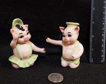 Pigs, Ceramic Arts Studio Salt and pepper Shakers